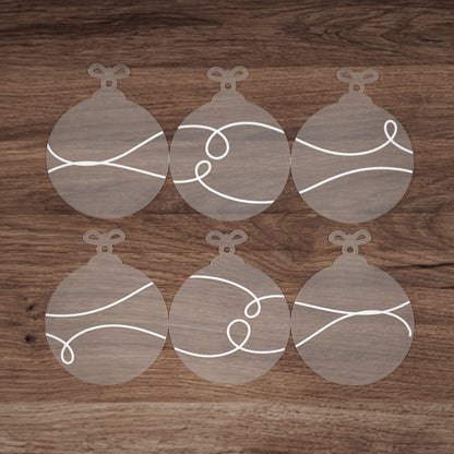 6 Bell Baubles ~ Tree decoration